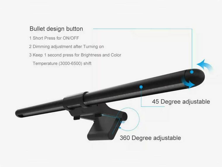 Onyx 10 Monitor Mounted Computer Light - Image 3