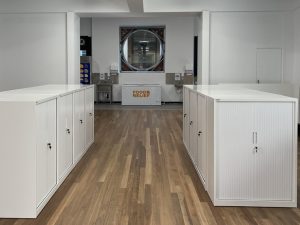 Tambour Cupboards (Steel)