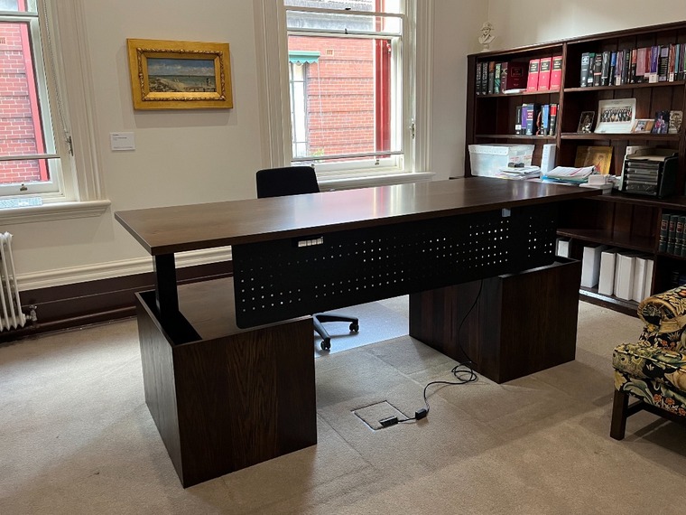 Custom Ergonomic Executive Desk - Image 4